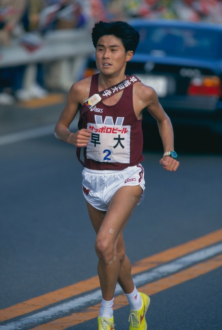 【黄金時代の早稲田大学】1994年大会の渡辺康幸　©BUNGEISHUNJU