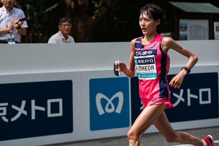 「全知全能」と答えた前田穂南©Nanae Suzuki