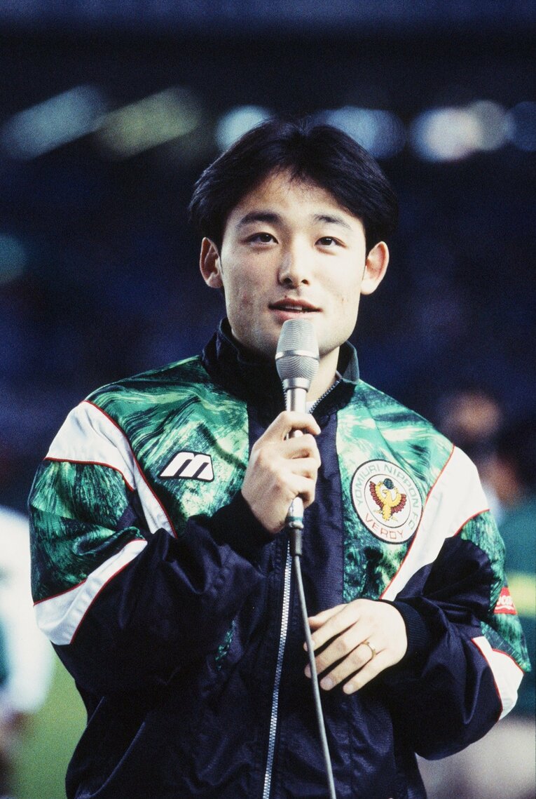 現役時代の菊原志郎（1994年4月）©︎J.LEAGUE