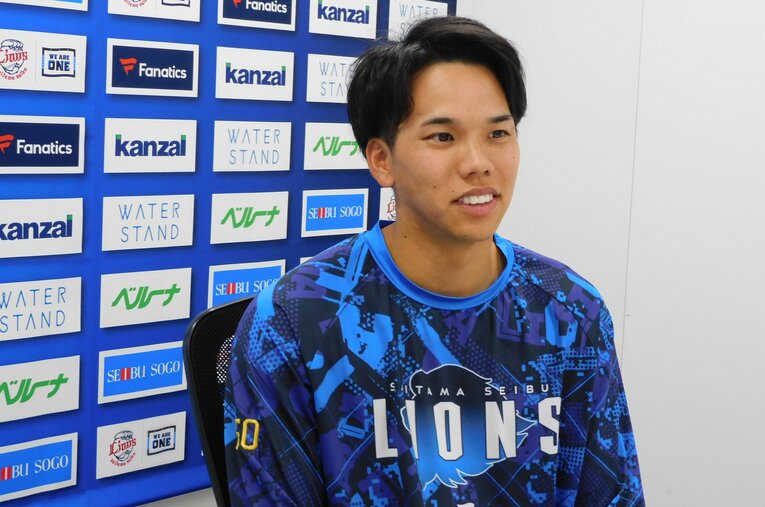 走塁の極意について話す髙松　©Number Web