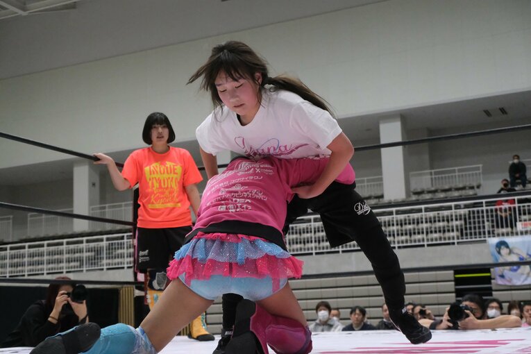 ディアナの“小学生レスラー”NENE　©Norihiro Hashimoto