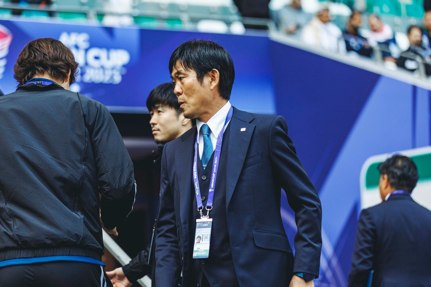 采配が取りざたされている森保監督 ©Kiichi Matsumoto