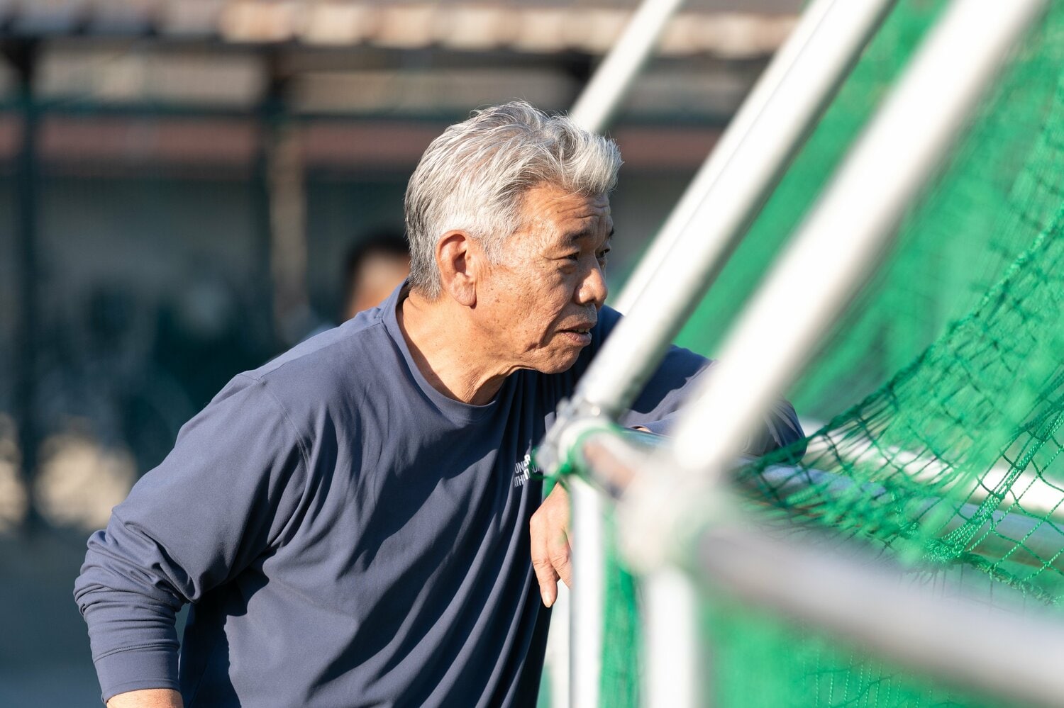 PLの黄金期を指導したコーチで、現在は山口県鴻城の総監督を務める清水孝悦 ©Taisuke Nishida