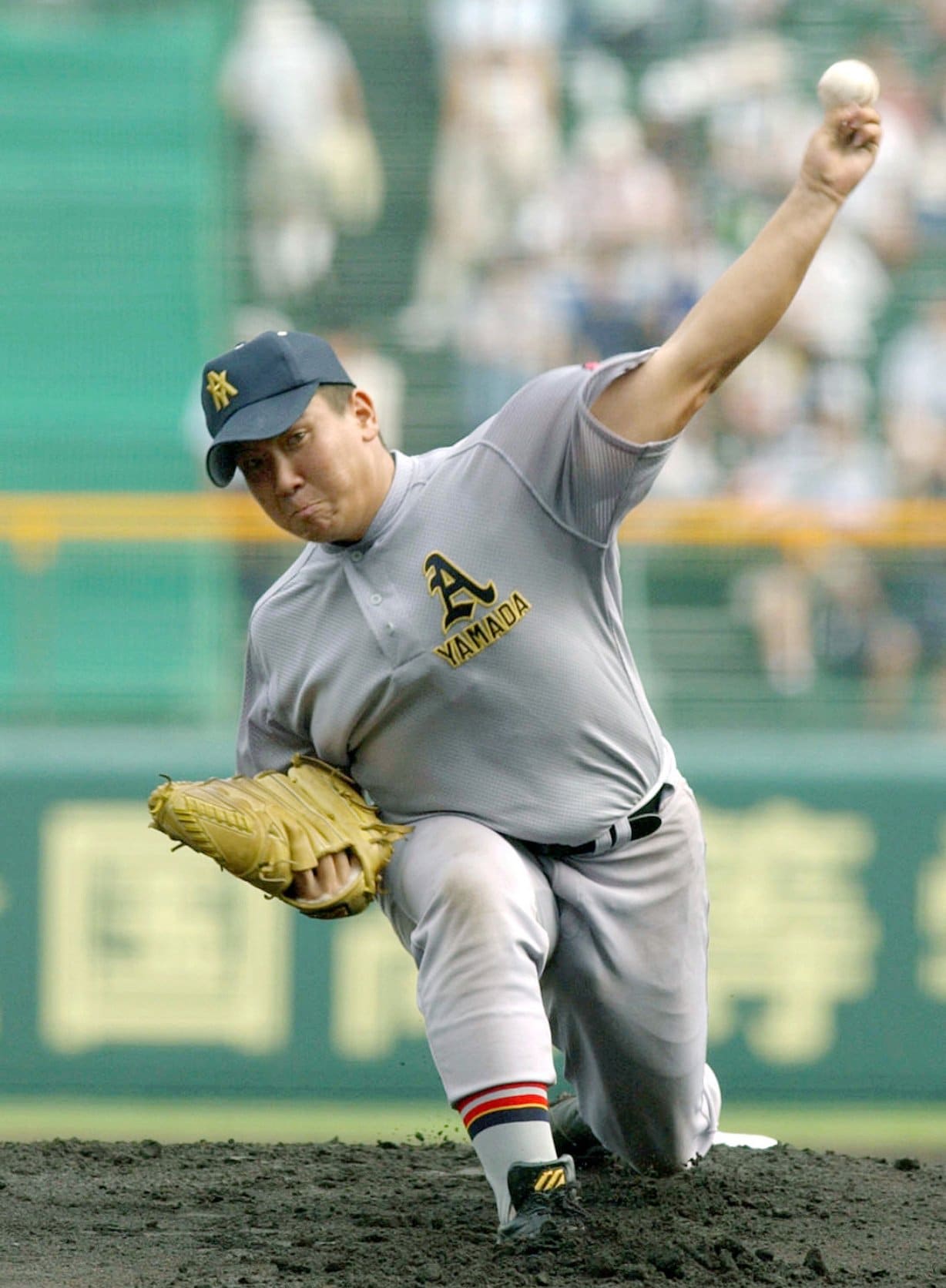 投げては技巧派左腕としてエースを務めた　©︎KYODO