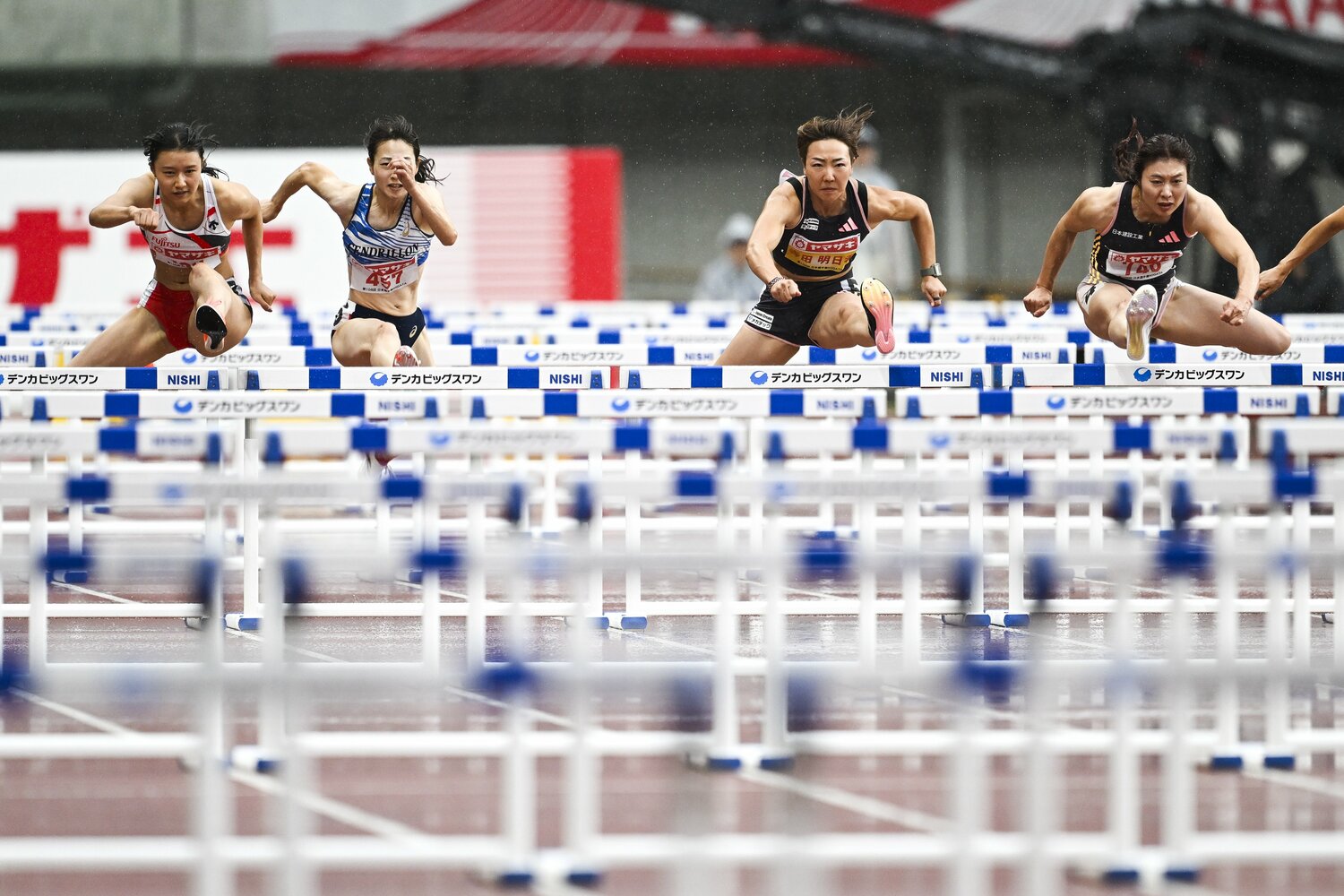 田中、寺田、福部の争いとなった6月の日本選手権　©︎Asami Enomoto
