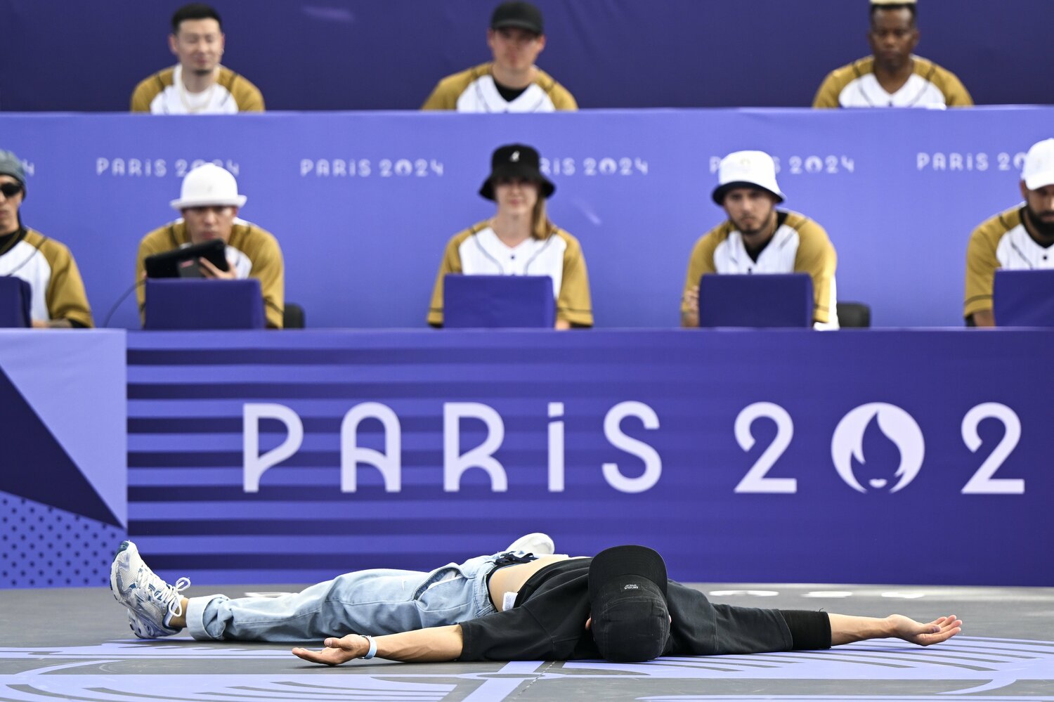 最後は大の字になった　©Asami Enomoto／JMPA