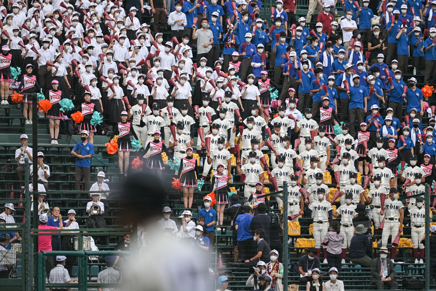 コロナ禍では部活もさまざまな工夫を凝らして活動した（写真は2022年夏の甲子園）　©︎Nanae Suzuki
