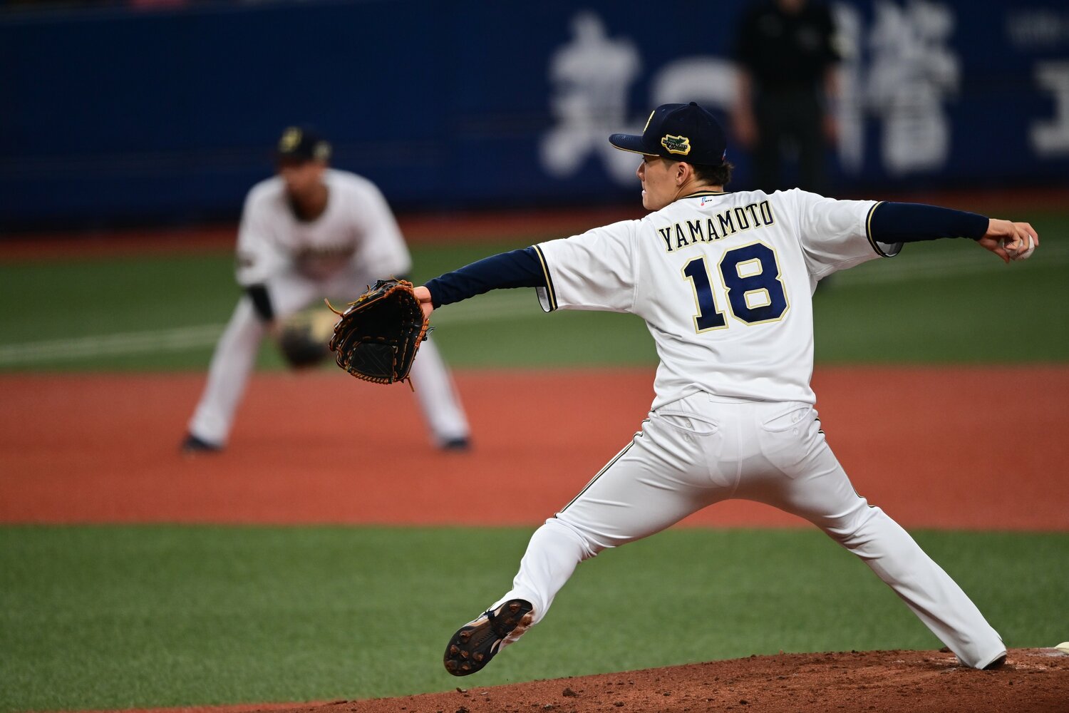 ヤクルトとの日本シリーズでは第1戦と第6戦で先発した　©Naoya Sanuki