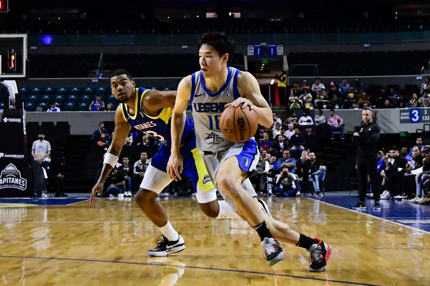 テキサス・レジェンズ時代（2022年）©︎Getty Images