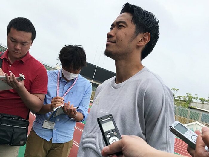 香川真司が発表直後に語ったこと。「コロンビア戦から逆算してきた」＜Number Web＞ photograph by Yusuke Mimura