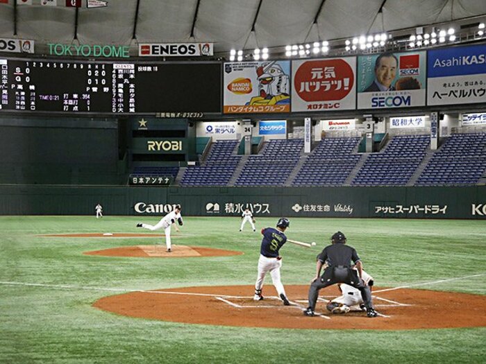 CS中止ならシーズン143試合は可能。プロ野球開幕は4月3日か10日までに。<Number Web> photograph by KYODO