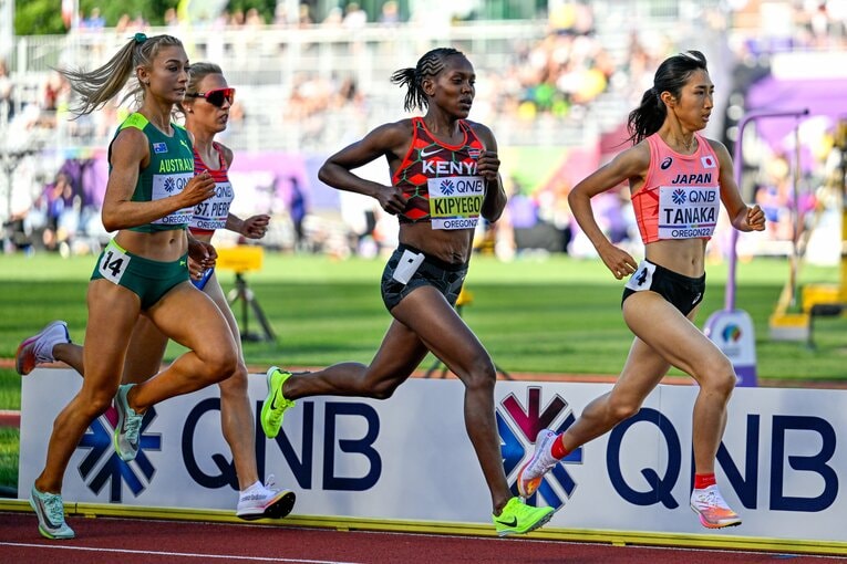 世界陸上では9日間で3種目計5レースを走りきった ©︎Getty Images