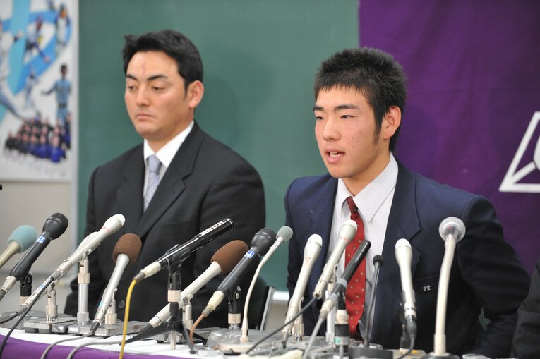 2009年ドラフト1位・菊池雄星（西武）　©BUNGEISHUNJU