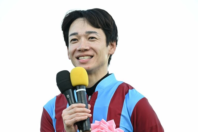 松山弘平の勝利騎手インタビュー　©Keiji Ishikawa