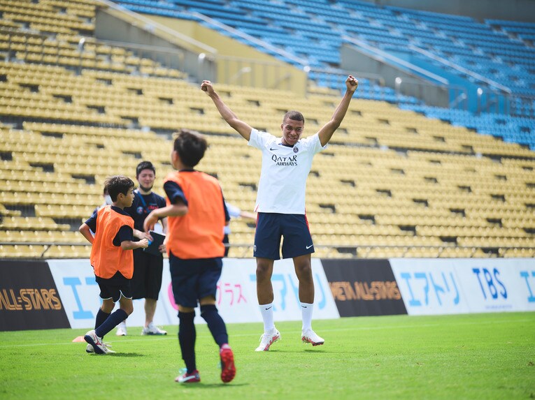 18日、キッズサッカークリニック　©Yuki Suenaga