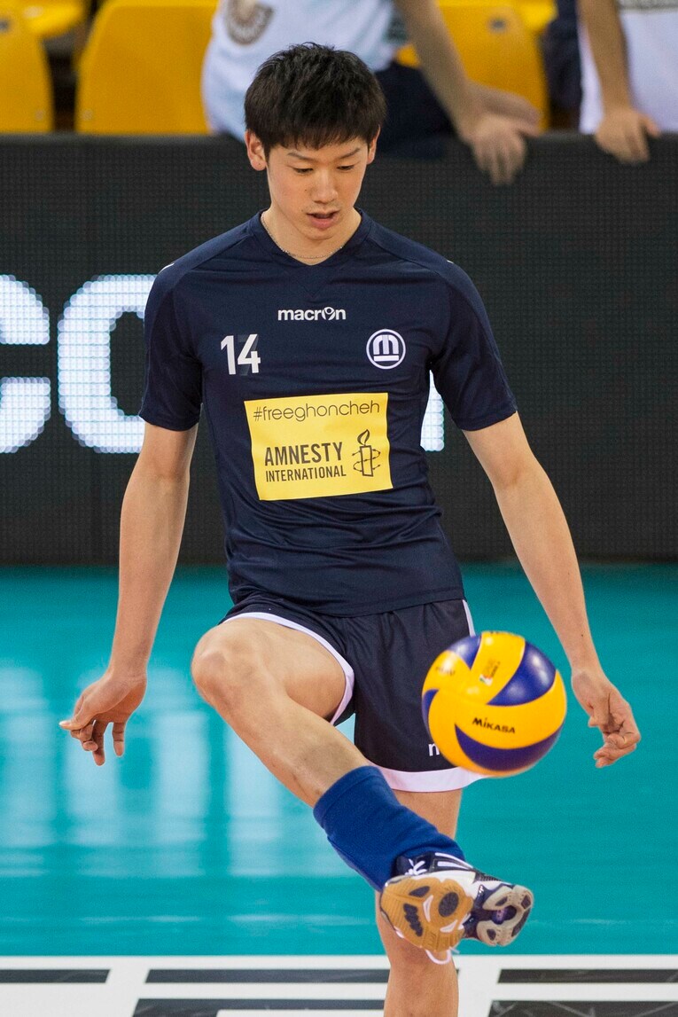 2014年のモデナ在籍時の石川　©AFLO