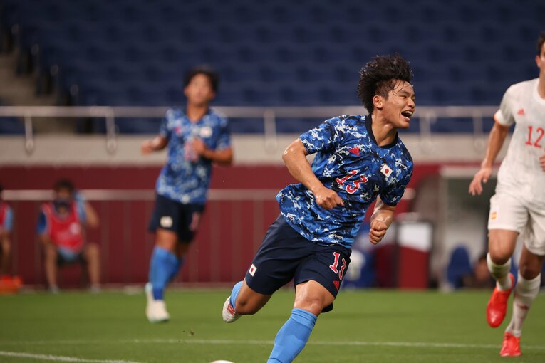 旗手怜央（2021年東京五輪）©︎JMPA