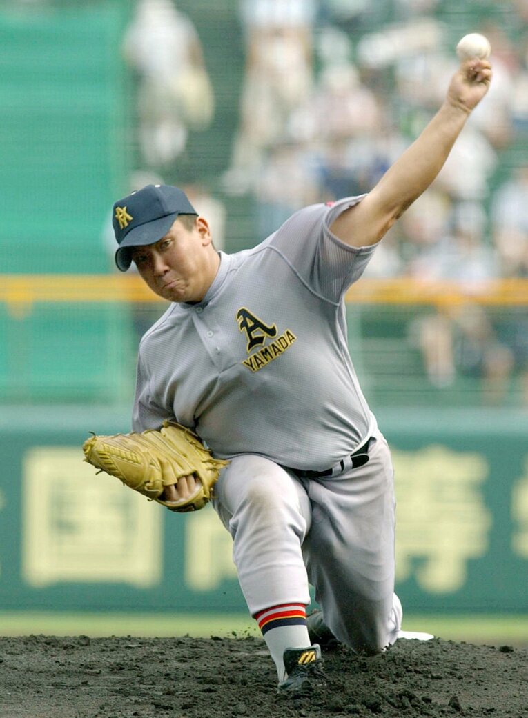 投げては技巧派左腕としてエースを務めた　©︎KYODO