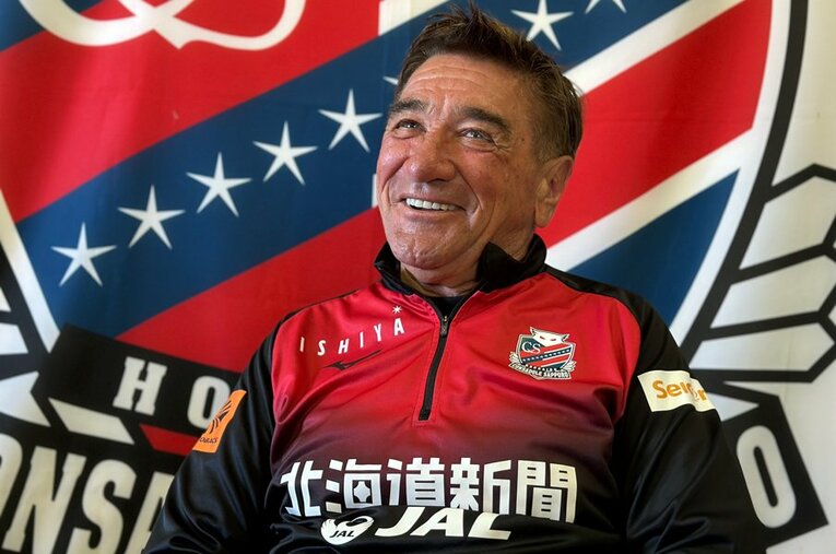 外国人監督のJリーグ記録を塗り替えてきたミハイロ・ペトロヴィッチ監督（66歳）。愛弟子でもある日本代表・森保一監督へのエールも語った（2023年）　©Kei Sato