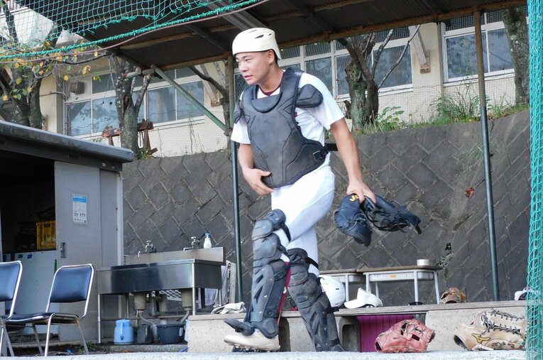 沼津商・後藤幸樹はドラフト会議に向けて、複数球団から調査書が届いている ／ photograph by Jun Aida