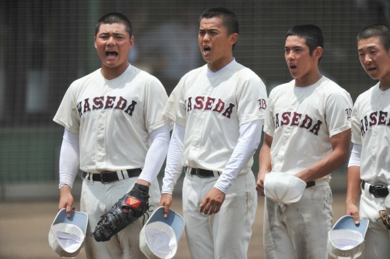 清宮も早実時代は坊主頭　©Yuki Suenaga