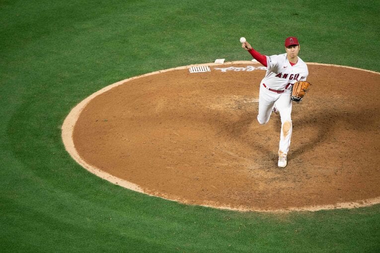 2023年、エンゼルス時代の大谷　©Nanae Suzuki