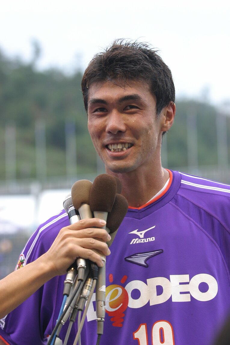 サンフレッチェ広島時代（2004年）©︎J.LEAGUE