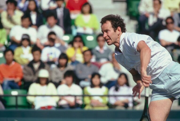 現役時代のマッケンロー　©Kazuhito Yamada