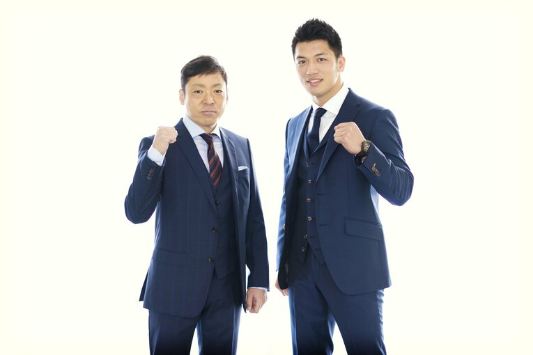 村田諒太と香川照之の対談（2017年）　©Takuya Sugiyama