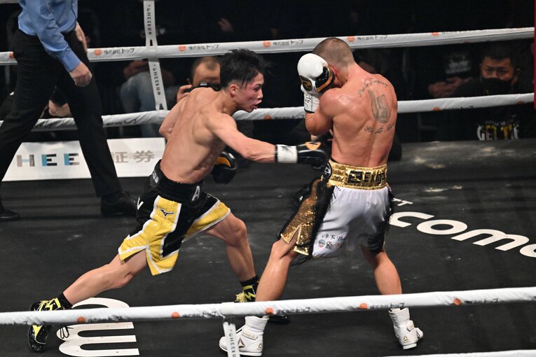 2022年12月13日／ポール・バトラー戦（WBA・WBC・IBF・WBO世界バンタム級王座統一戦）©Naoya Sanuki