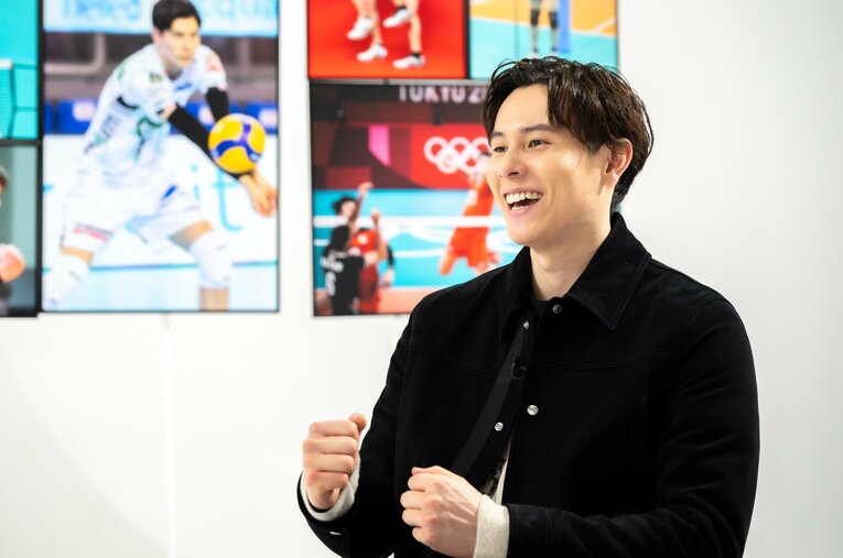 バレボール日本代表の中核を担う高橋藍がNumberTVで自らの「挫折」について明かした ／ photograph by Asami Enomoto