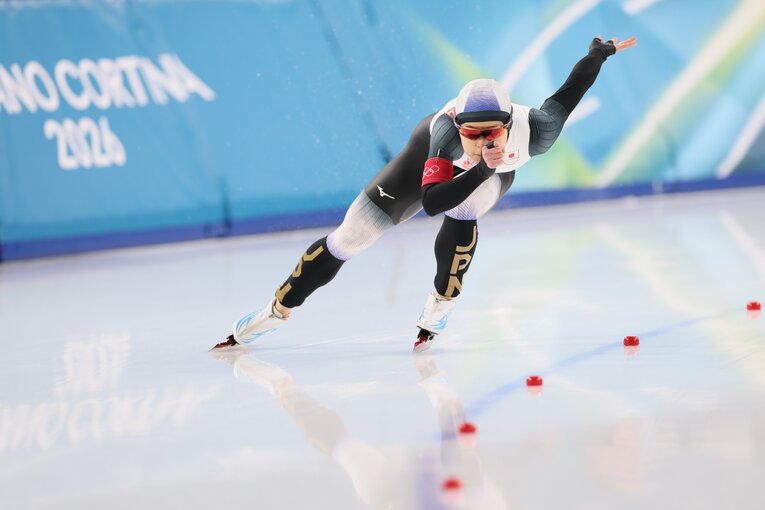 ミラノ五輪での山田梨央　©Kaoru Watanabe/JMPA