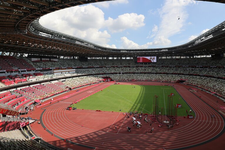 無観客で開催された東京五輪　©Takuya Matsunaga/JMPA