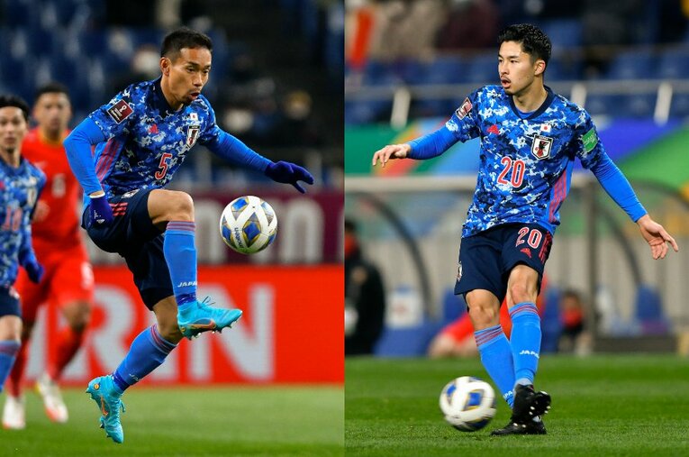 左SBのポジションを争う長友佑都と中山雄太について、中村憲剛氏は両者のプレースタイルの違いを踏まえて「左ウイングとの関係性から語られるべき」と指摘した ／ photograph by Takuya Sugiyama/JMPA