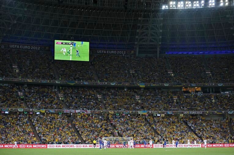 EURO2012でのウクライナ　©Takuya Sugiyama