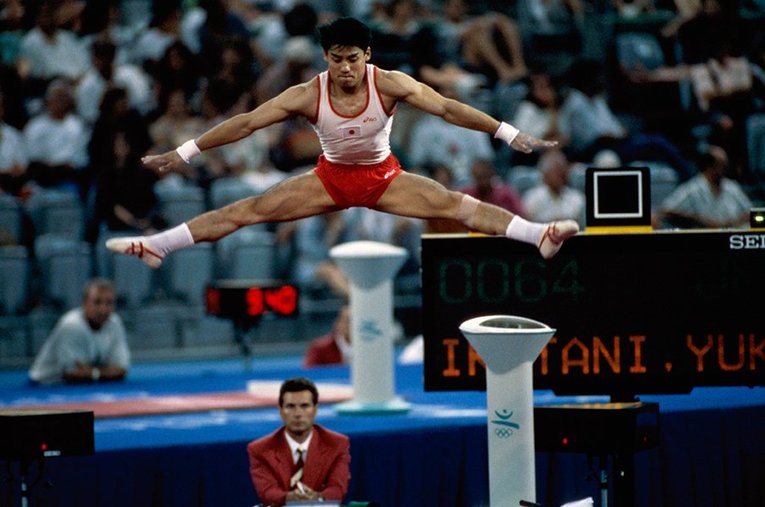 バルセロナ五輪の池谷幸雄 ／ photograph by JMPA