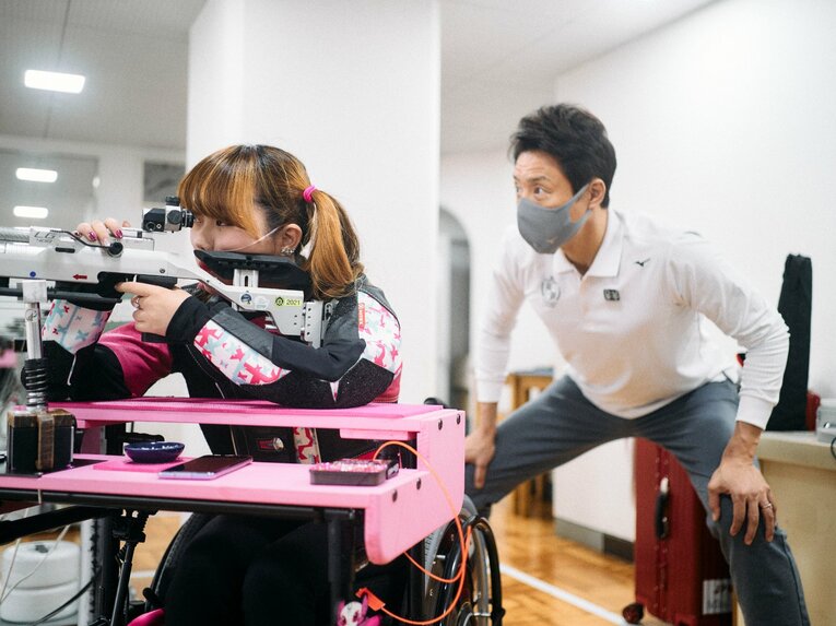 わずか3年で東京パラリンピック代表！ パラ射撃界のニューヒロイン・水田光夏に松岡修造がほめられる(9)