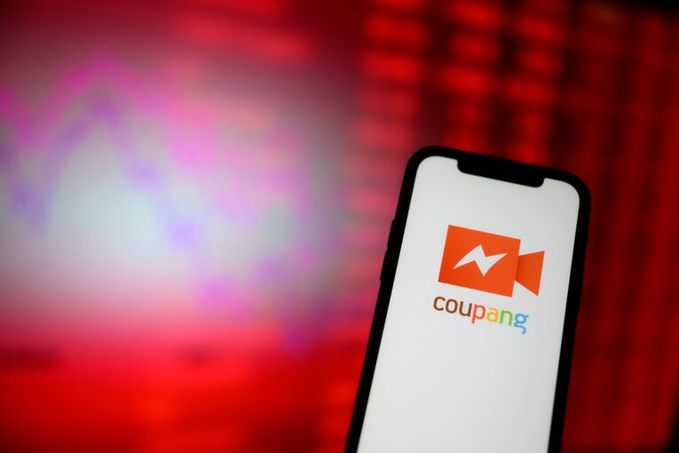 ソフトバンクグループの出資も受けて成長した2010年創業のクーパン。2021年3月にはニューヨーク証券取引所に上場　©Getty Images