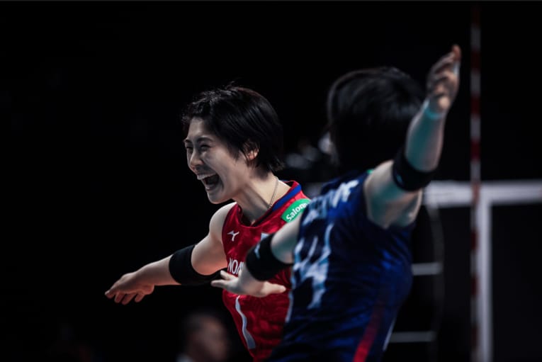 VNLカナダ戦　©︎FIVB