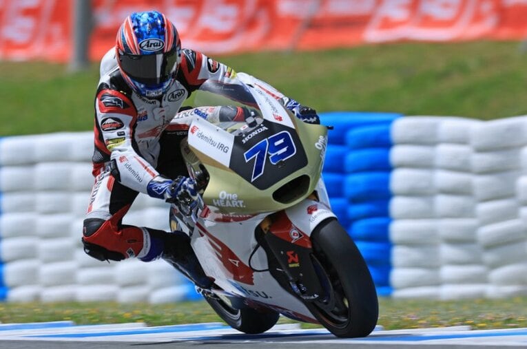 グランプリ通算60戦目、Moto2に限れば23戦目で念願の初優勝を遂げた小椋。ここから一気に表彰台の常連となれるか ／ photograph by Satoshi Endo