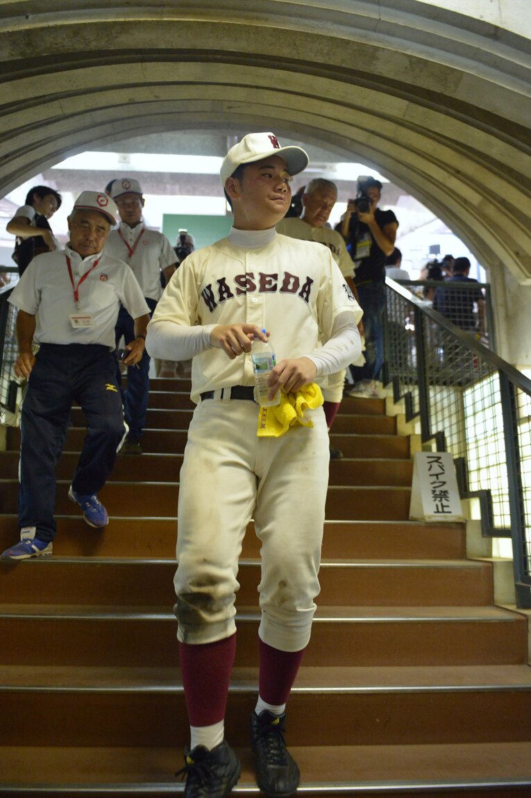 早実高１年生の清宮　©︎Hideki Sugiyama　