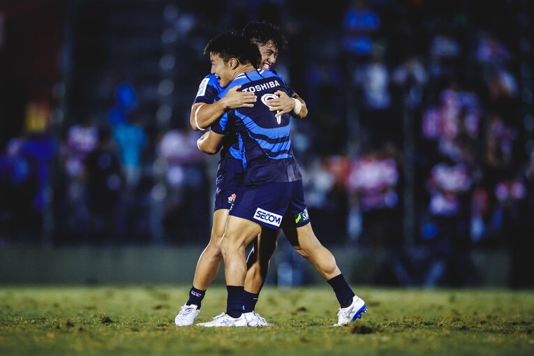 難敵フィジーを相手に劇的な逆転勝利を収めたフィジー戦　©Kiichi Matsumoto