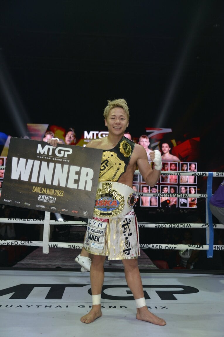 1年ぶりの復帰戦となったベイリー・サグデン戦　©ABEMA