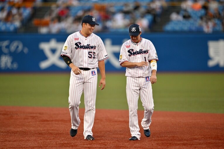 試合開始前練習　　©Hideki Sugiyama