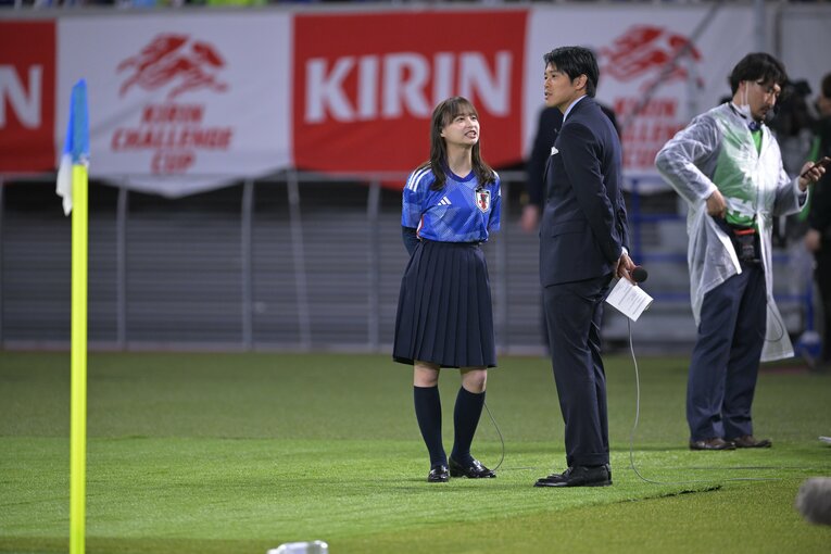 ウルグアイ戦にて ©Koki Nagahama／JMPA