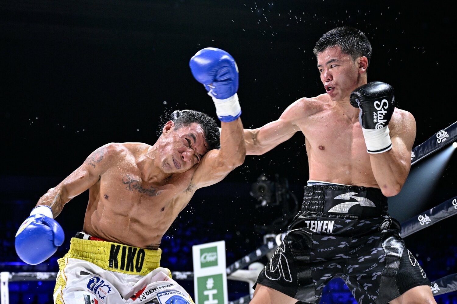 那須川天心に圧倒されながらも前に出続けたルイス・グスマン ©Hiroaki Yamaguchi