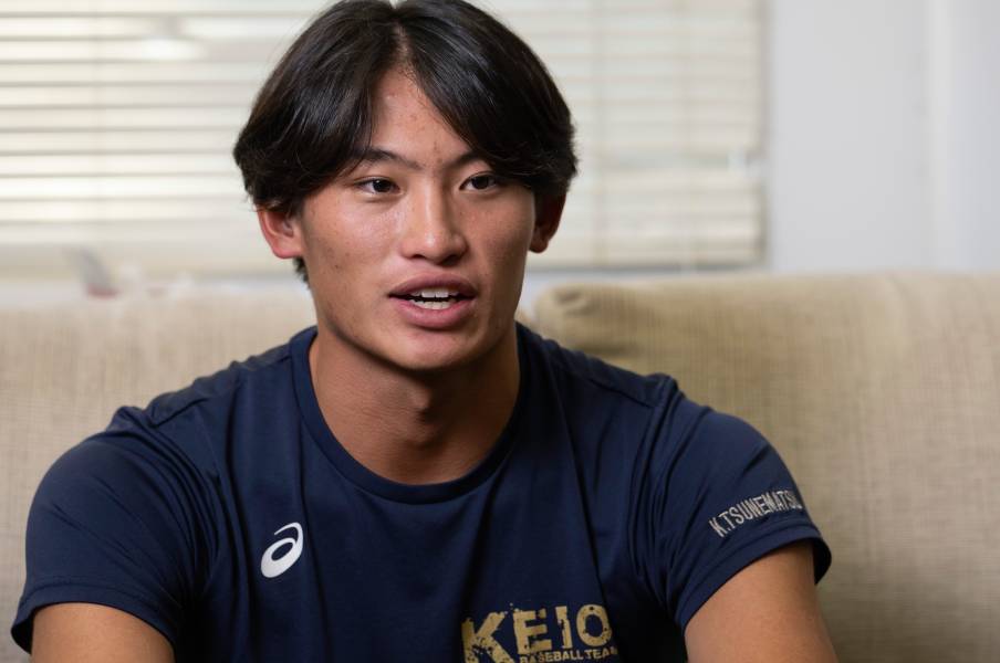 メジャー球団が欲しがった“あるドラフト指名漏れ”選手「じつは阪神ファン」父は商社マン、ニューヨーク育ち…慶大・常松広太郎22歳が語る“半生”