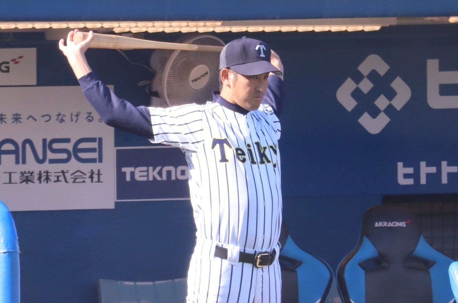 2021年から帝京野球部を率いる金田監督　©Genki Taguchi
