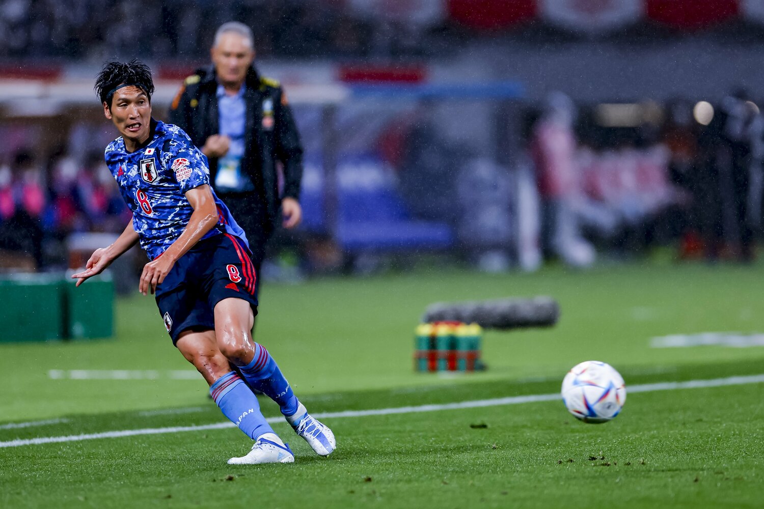 レーブは原口についても高く評価している　©Kiichi Matsumoto/JMPA