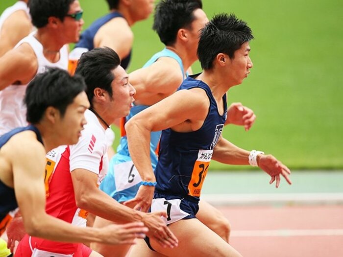 桐生祥秀、山縣亮太、ケンブリッジ飛鳥。決勝の土曜日、日本人初の9秒台狙う！＜Number Web＞ photograph by YUTAKA/AFLO SPORT